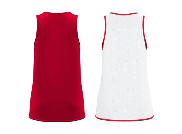 F500 Basket Shirt W RED/WHT M Vendbar teknisk basketdrakt til dame 